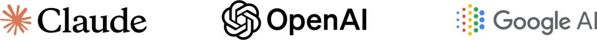 Claude, OpenAI and Google AI