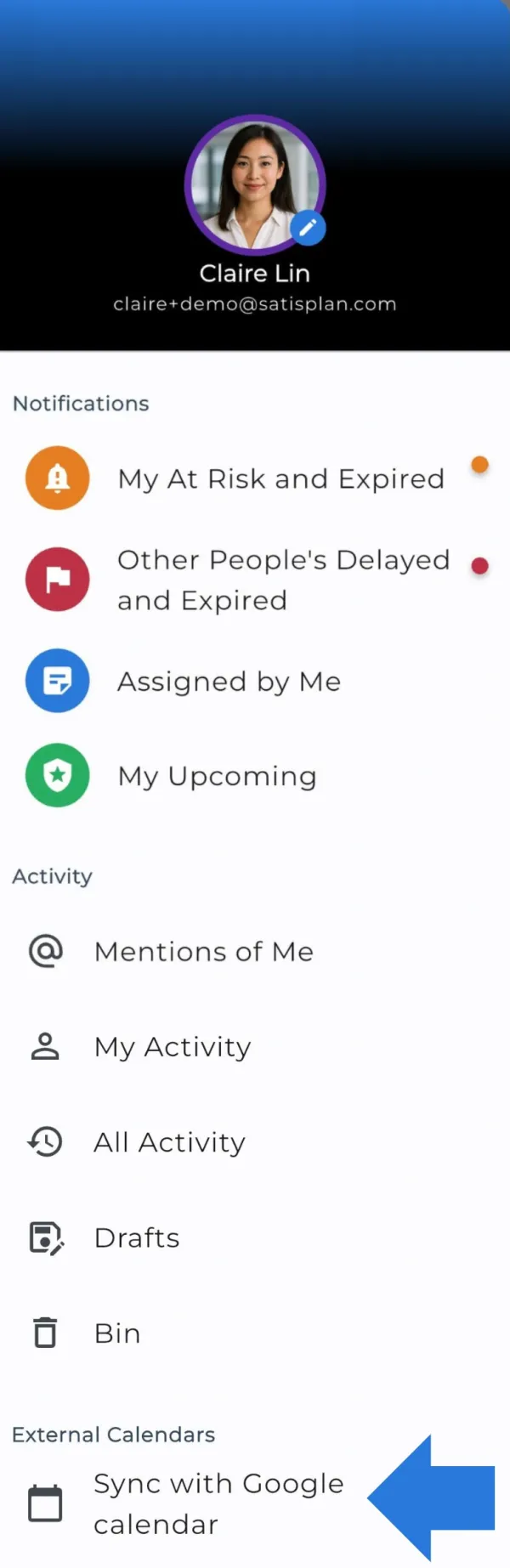 Google Calendar synchronization workflow